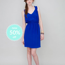 Jessie Dress-Cobalt Blue
