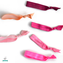 Pretty in Pinks Hair Tie Set - Set of 6