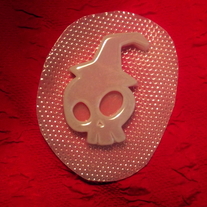 Witchy hat skull resin mould