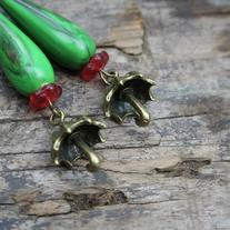 little umbrella earrings