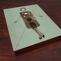 Her New Dress - Wood Block Print