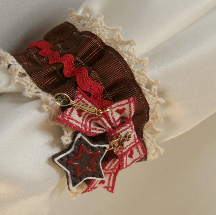 LEBKUCHEN Biscuit Bow Ribbon Cuffs All Colours on Storenvy