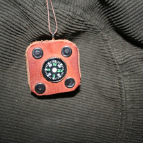 Leather Compass Necklace