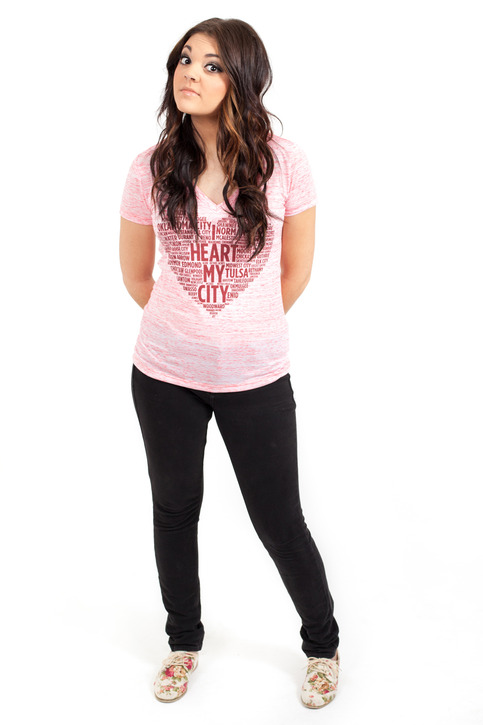 I Heart My City (Oklahoma Edition) - Women's V-Neck
