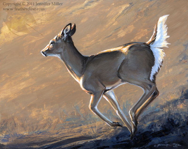 quot goldie quot whitetail deer acrylic painting 183 featherdust quot goldie quot whitetail deer acrylic painting 183 featherdust