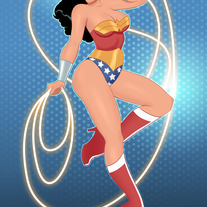 Wonder Woman Pin Up