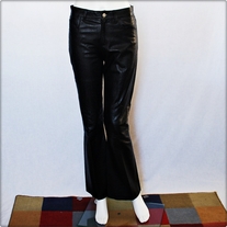 Perforated Leather Pants 