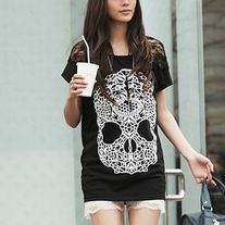 Camiseta Calavera / Skull T-Shirt 2WH186