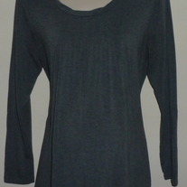 Gray Long Sleeve Top-Tomorrows Mother Size XL