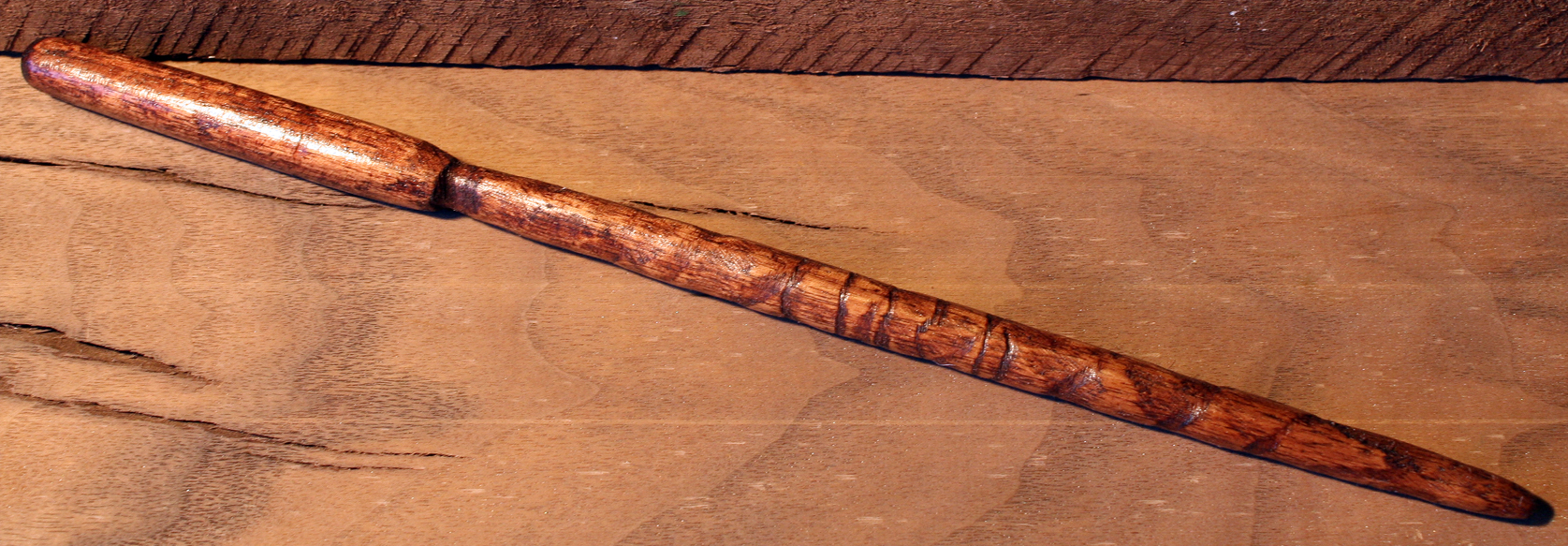 One Wood Magic Wand Mahogany 3 Dark Accent Stain Spiral on Storenvy
