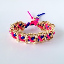 Rainbow chain bracelet