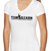 TG Brand White V-neck Ladies