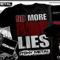 Itchy Metal "No More F***ing Lies" T-Shirt