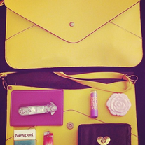 Pleather Envelope Clutch/11" Laptop Sleeve fits tablets