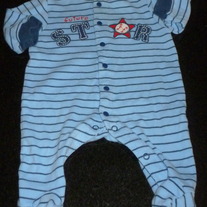 Blue Future Star Sleeper-Carter's Size 3 Months