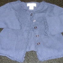 Navy Blue Button Sweater-Baby Gap Size 3T
