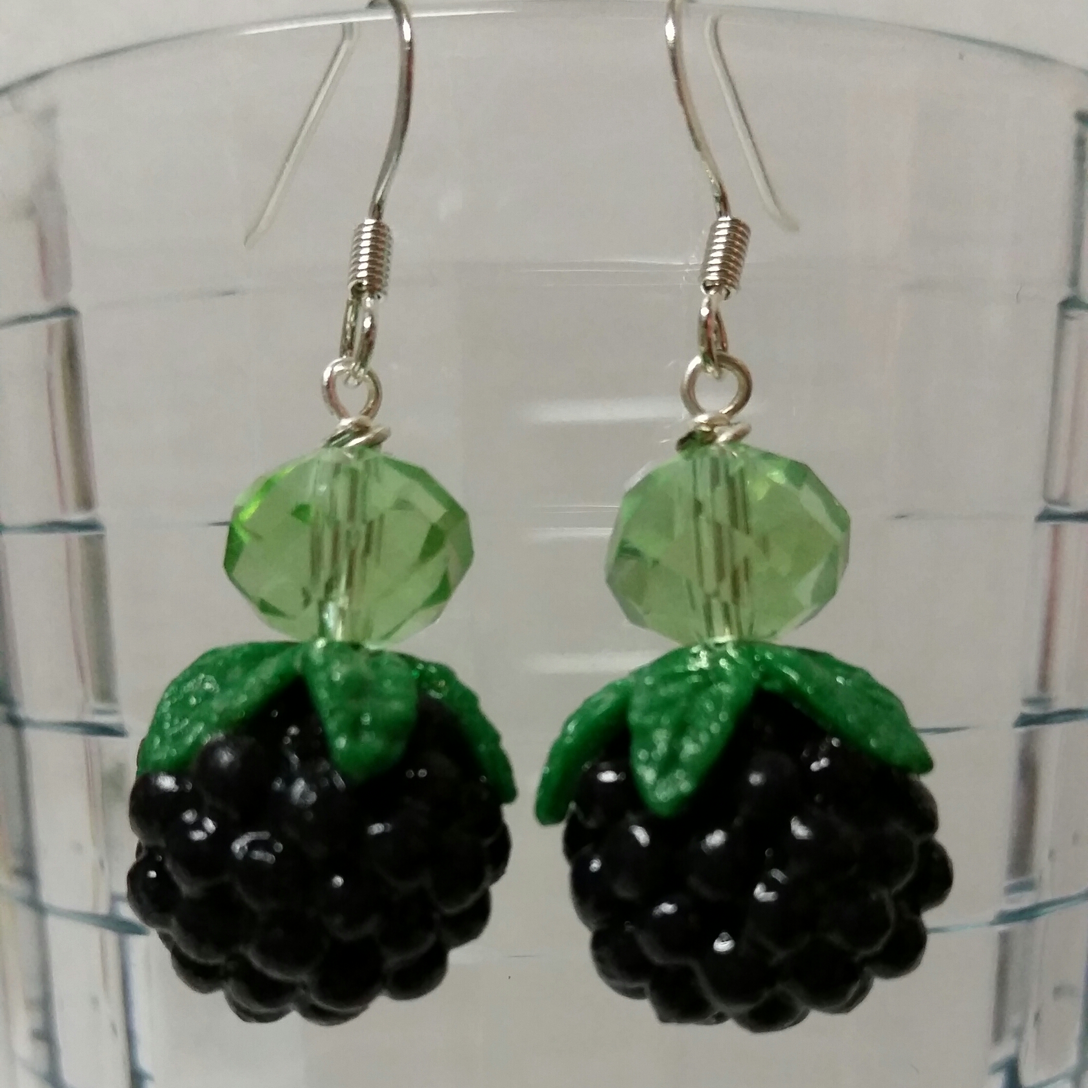 Blackberries & Glass Earrings · Dax Designs · Online Store Powered by