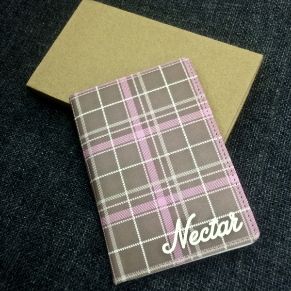 Monogrammed Leather Passport Wallet