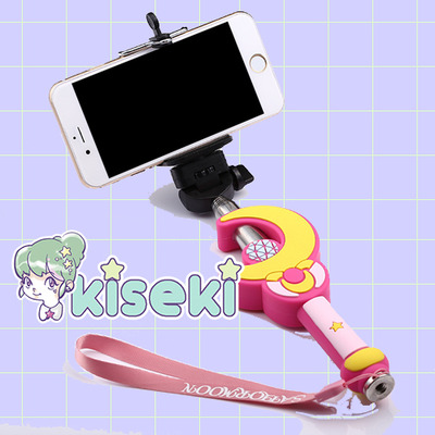 Sailor moon - selfie stick - harajuku, kawaii, fairy kei, pop kei, ulzzang - free shipping