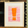 Un-Profanities Letterpress Poster - Thumbnail 1