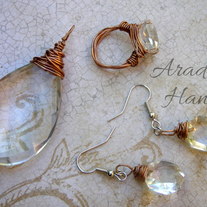 Elaine - Necklace, Earrings, & Ring Set
