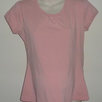 Peach Short Sleeve Shirt-Tomorrows Mother Size Medium  SF0413