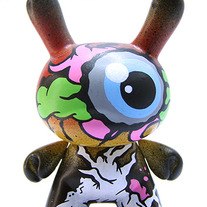 Zueye Tree Top Blue 3" Kidrobot Dunny