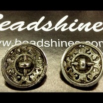 Antique Silver Button 20mm