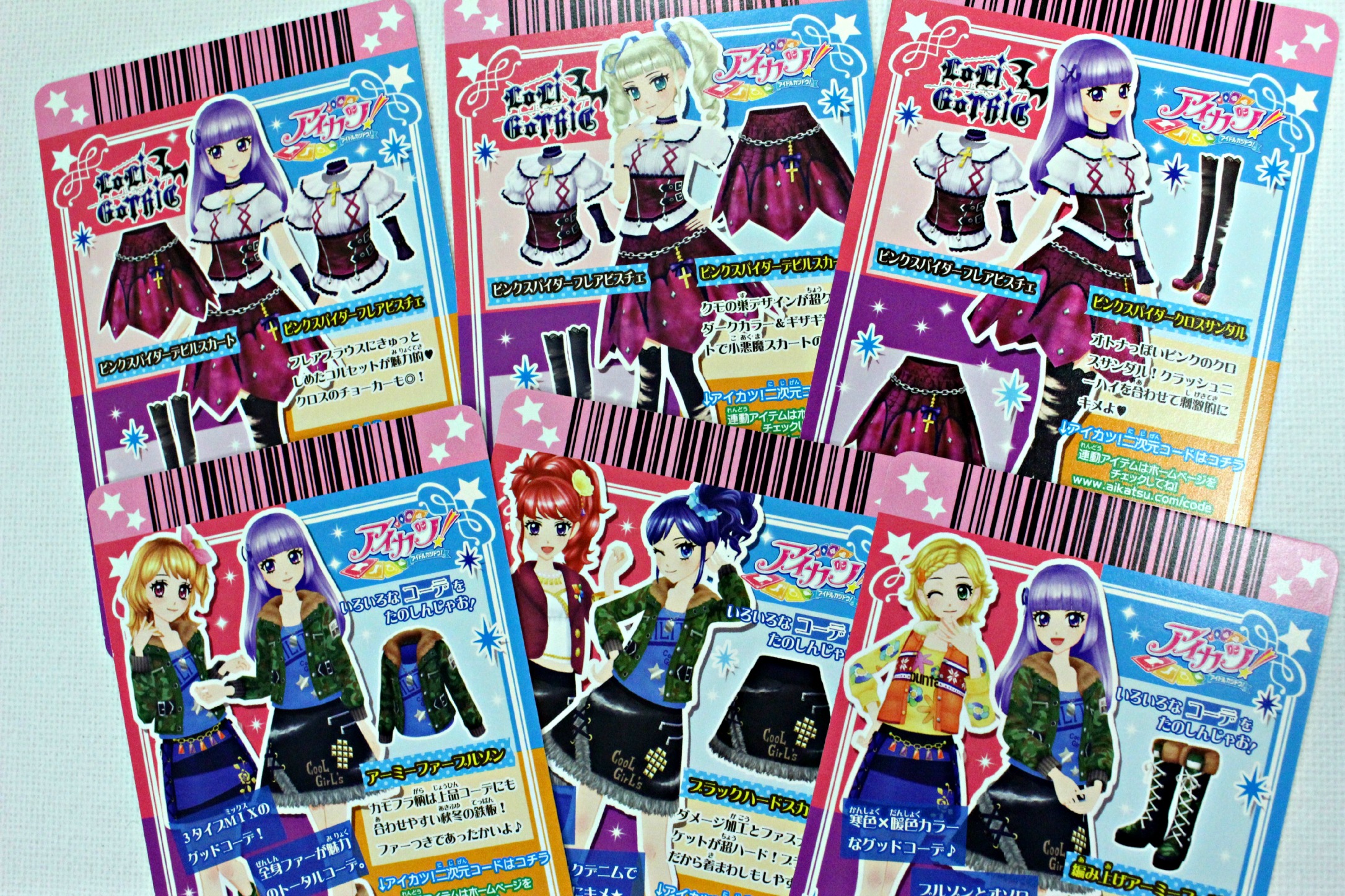 Cool Aikatsu Cards Set E Cookietales Online Store Powered By Storenvy