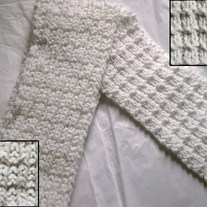 Double Waffle Scarf 