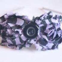 "Lilac Tiger" Shabby Sass headband