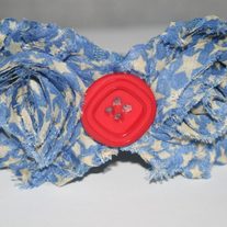 "Firecracker" Shabby Sass headband