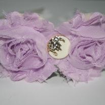 "Lavendar Lass" shabby sass headband