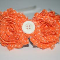 "Orange Ya Cute" Shabby Sass headband