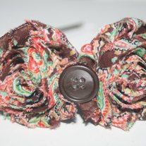 "Chocolatey Fruits" shabby sass headband