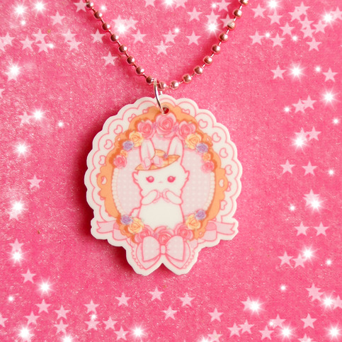 Rococo Bunny Necklace
