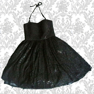Gothic lolita-inspired formal dress