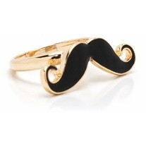 Mustache Ring