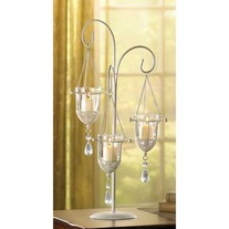 #14127 Crystal Drop Votive Holder