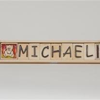 Michael - Name Plaque