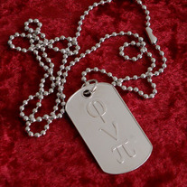 Phi Nu Pi Dog Tag