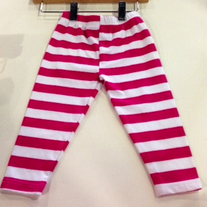 Hula Mula Wild Cherry Leggings 2T Striped