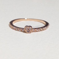 Tiny heart ring -Rose gold