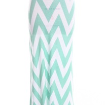 Mint Chevron Maxi Skirt