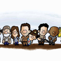 11x17 Walking Dead Doodlez Print