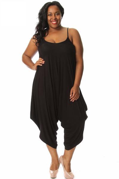 black harem jumpsuit
