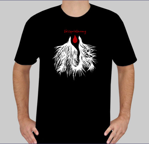 thisquietarmy - Blood drop 2-color T-Shirt