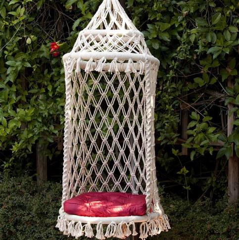 Birdcage Hanging Chair by HANDS