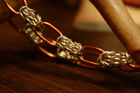 Chocolate Scherzo Chainmaille Necklace Set