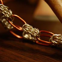 Chocolate Scherzo Chainmaille Necklace Set